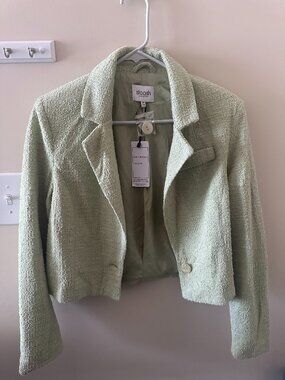 NWT Green Tweed Blazer Size Medium, Stoosh premium